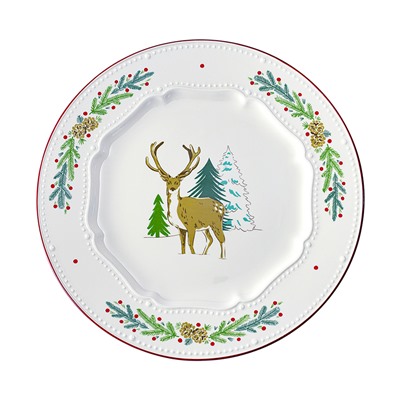 Набор из четырех тарелок Nordic winter из коллекции New Year Essential, Ø23 см