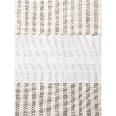 Комплект штор для кухни Этель Straightforward, 140×180 см-2 шт., подхваты 2 шт., лен 100%