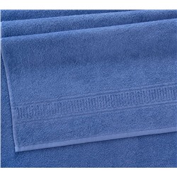 Полотенце махровое Орнамент синий Текс-Дизайн