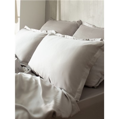 Простыня на резинке SL Home Tencel 200*200+30 см , цв. светло-серый