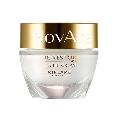 Омолаживающий крем для контура глаз и губ NovAge Time Restore