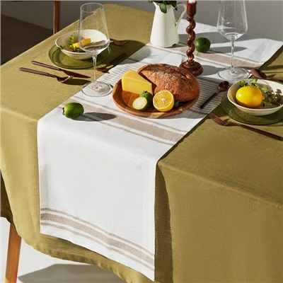 Дорожка SL HOME "Persistent" 40х142+/-3см, лен 100%, 260 гр/м2