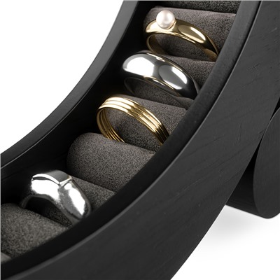 Органайзер для украшений Ferris,  Ø19 см, черный