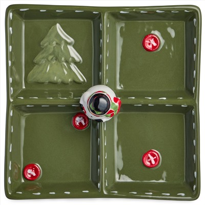 МЕНАЖНИЦА 4 СЕКЦИИ КОЛЛЕКЦИЯ "CHRISTMAS GIFT" 19*19*9,5 СМ