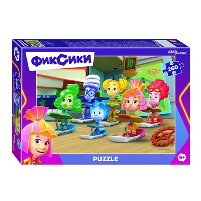 Пазлы 260 "Фиксики. Новый сезон" (Аэроплан)