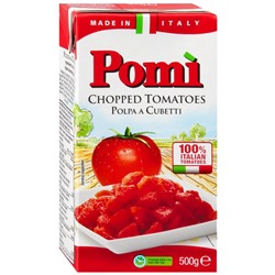 ПОМИ Мякоть помидора (крупные кубики) 0,5 кг 1/16
