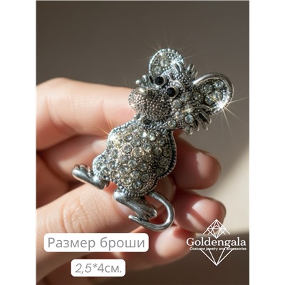 Брошь-кулон "Мышонок" БР2 модель БРО/31
