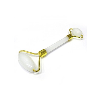MAS5=6 Массажер для лица из натурального камня Белый Агат 14 х 5,5 см