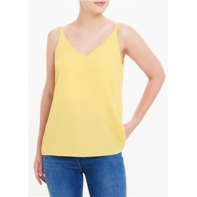 Mustard Double Strap Cami Top