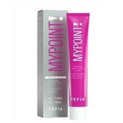 TEFIA Mypoint Перманентная крем-краска для седых волос / Special Grey 7.00, блондин натуральный для седых волос, 60 мл