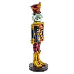 GAEM Фигурка декоративная "Солдатик-лягушонок", L7,5 W7,5 H27 см