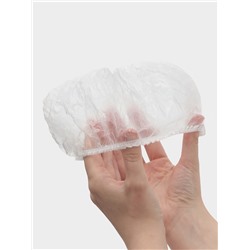 Шапочка для душа Доляна, прозрачная, полиэтилен