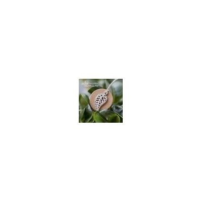 Подвеска ЛИСТ I серебристый (Folium)