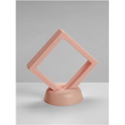 Подставка для украшений QF «Ромб», 7×3×7 см, розовая