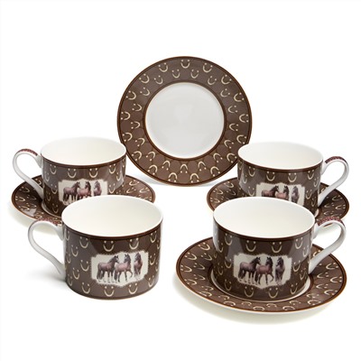 ЧАЙНЫЙ НАБОР LEFARD "HORSE CLUB" НА 4 ПЕР. 8 ПР. 300 МЛ (КОР=12НАБ.)