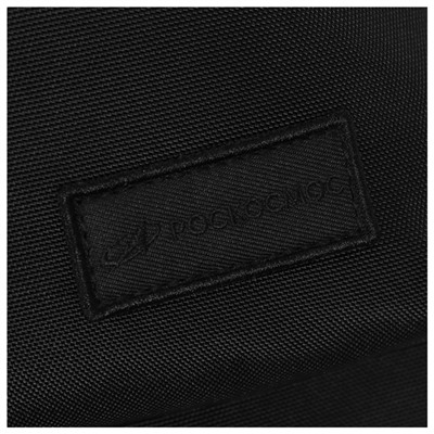Рюкзак текстильный РОСКОСМОС х ONLYTOP, 42×28.5×14, с карманами, чёрный