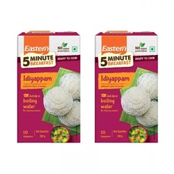 Рисовая лапша Идияппам (2 x 200 г), Ready to Cook Idiyappam, произв. Eastern