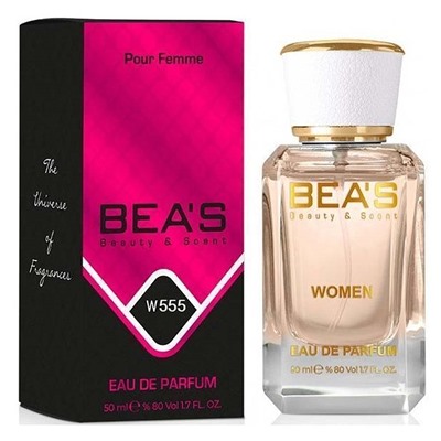 Beas W555 Carolina Herrera 212 Vip Rose Women edp 50 ml, Парфюм женский Beas W555 создан по мотивам аромата Carolina Herrera 212 Vip Rose