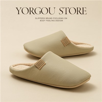 Slippers, demi-season non-slip keep warm winter footwear indoor
