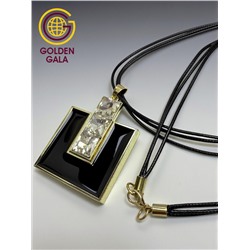 Кулон на кожаном шнурке "Женская грация" Арт КШ2130/29