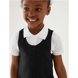 Girls’ Skater Crease Resistant School Pinafore (2-12 Yrs)