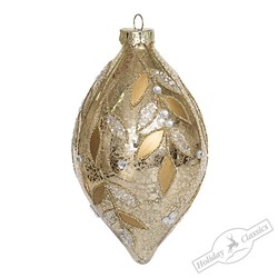 Капля "Фреска" шампань винтаж (стекло) 8х8х14 см