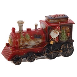 GAEM Фигурка декоративная "Поезд" с подсветкой, L34 W14 H21 см, ААА 3шт н/п