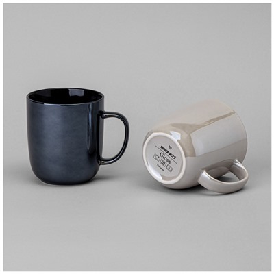 НАБОР КРУЖЕК BRONCO "GLOSS" 2 ШТ. 400 МЛ МИКС