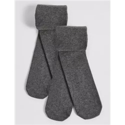 2pk Wool Thermal Tights