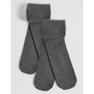 2pk Wool Thermal Tights