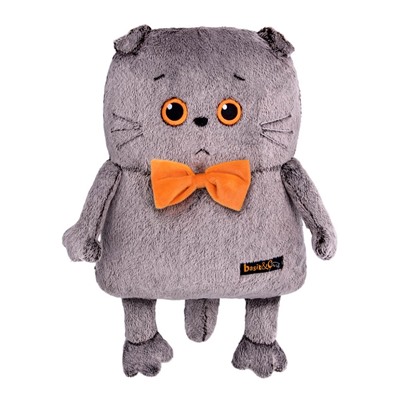 Мягкая игрушка "Кот-подушка в маске для сна" (32 см)