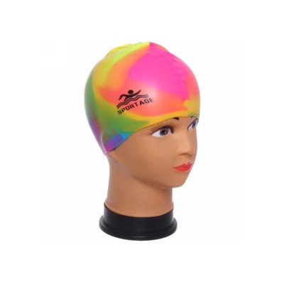 285-311 Шапочка для плавания силиконовая Sportage Multicolor