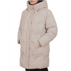 2404 BEIGE Куртка зимняя женская (200 гр. холлофайбер)