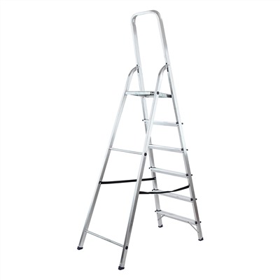 Стремянка усиленная, 6 ступеней, алюминиевая, MTX