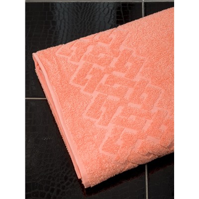 Полотенце махровое Донецкая Мануфактура Baldric / Персик