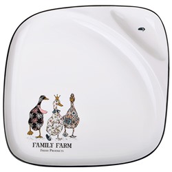 ТАРЕЛКА ОБЕДЕННАЯ LEFARD "FAMILY FARM" 2 СЕКЦИИ 26*2,5 СМ (КОР=12ШТ.)