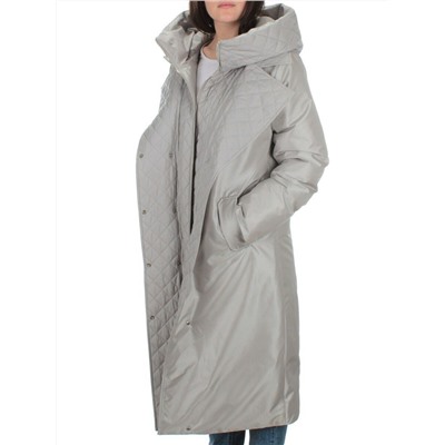 EAC327 LT.GRAY Пальто зимнее женское (200 гр. холлофайбера)