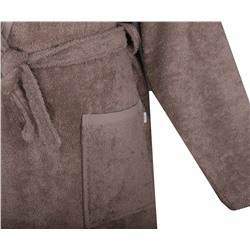 Халат Велюровый Мужской (XXL) Ecosoft Kahve Bay XXlarge Bornoz- EcoCotton