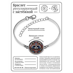 BSI-0060 Браслет металлический Енот