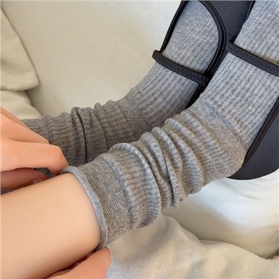 Brand summer thin knee socks, Korean style, mid-length