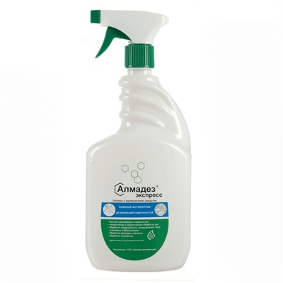 Антисептик «Алмадез-Экспресс», кожный, дезинфекция поверхностей, спрей, 1 л