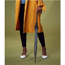 L065-2244 PowStripe (Гусиная лапка) Зонт женский трость автомат Fulton