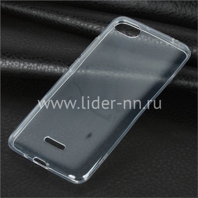 Задняя панель для Xiaomi  Redmi 6A Силикон  прозрачная (пакет)