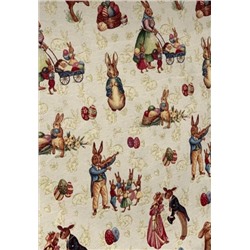 Зайчики кролики Мамочка Ткань 280 см Отрез 2 м 2518487