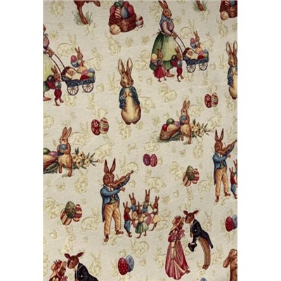 Зайчики кролики Мамочка Ткань 280 см Отрез 2,3 м 2518486