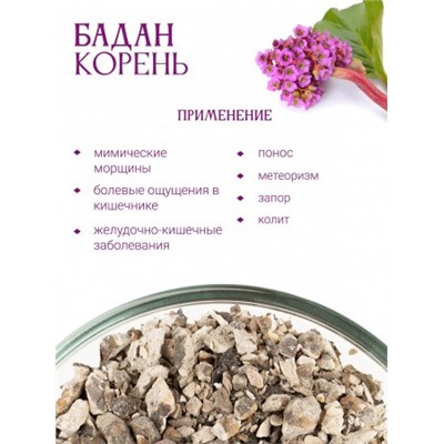 Бадан корень