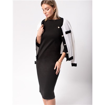 Платье-футляр из плотного джерси