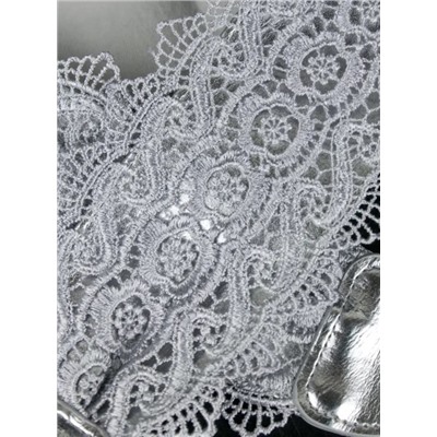 Ремень женский пояс кушак широкий с кружевом тип 3