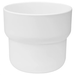 FÖRENLIG, Übertopf, drinnen/draußen weiß,, 9 cm