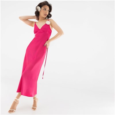 Платье из шелка, Очарование роскоши (pink)